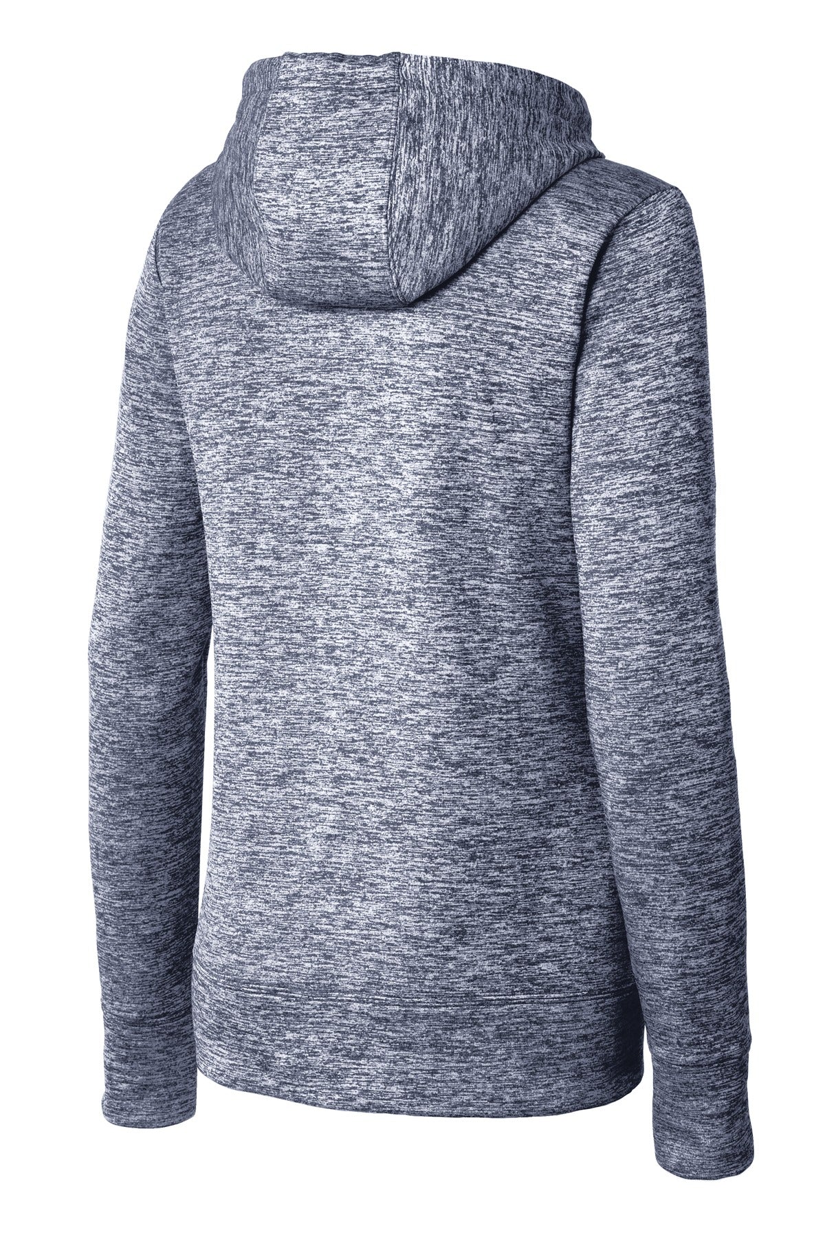 Sport-Tek Women's PosiCharge Electric Heather Fleece Hooded Pullover LST225