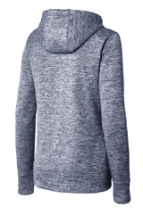 Sport-Tek Women's PosiCharge Electric Heather Fleece Hooded Pullover LST225