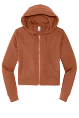 District Women's V.I.T. Fleece Full-Zip Hoodie DT6103 District
