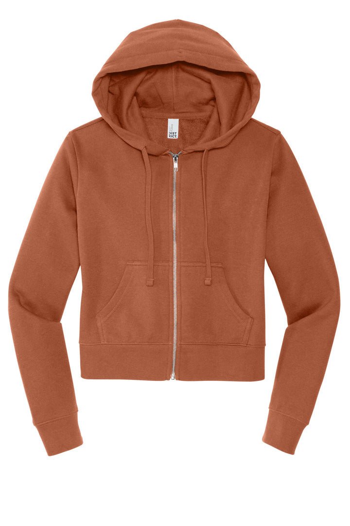 District Women's V.I.T. Fleece Full-Zip Hoodie DT6103 District