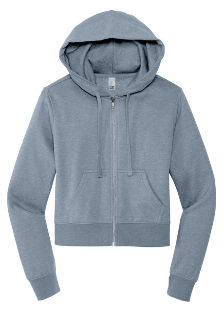 District Women's V.I.T. Fleece Full-Zip Hoodie DT6103 District