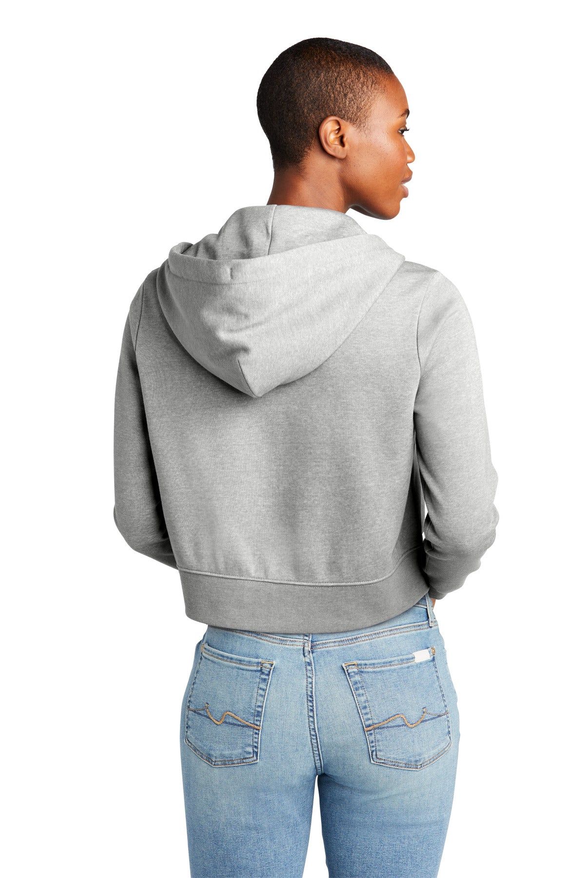 District Women's V.I.T. Fleece Full-Zip Hoodie DT6103 District