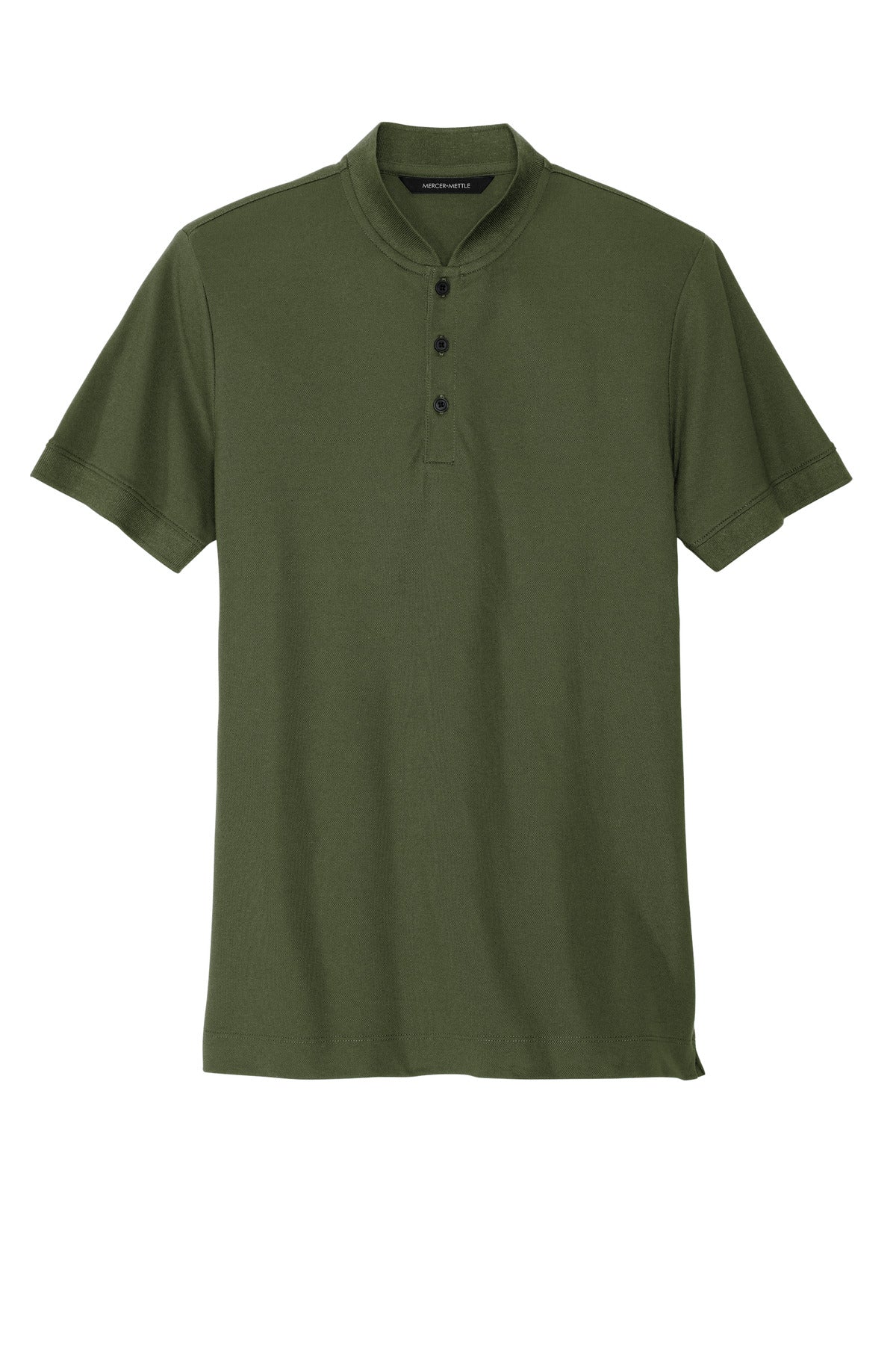 MERCER+METTLE Men's Stretch Pique Henley MM1008 Mercer+Mettle