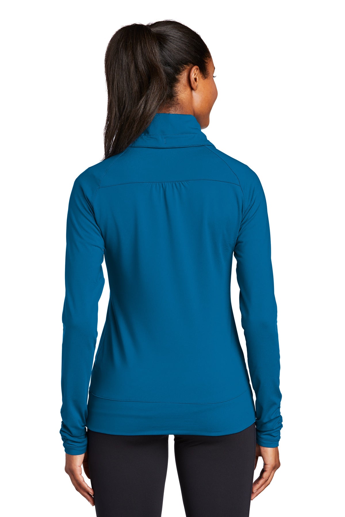 Sport-Tek Women's Sport-Wick Stretch Full-Zip Jacket. LST852