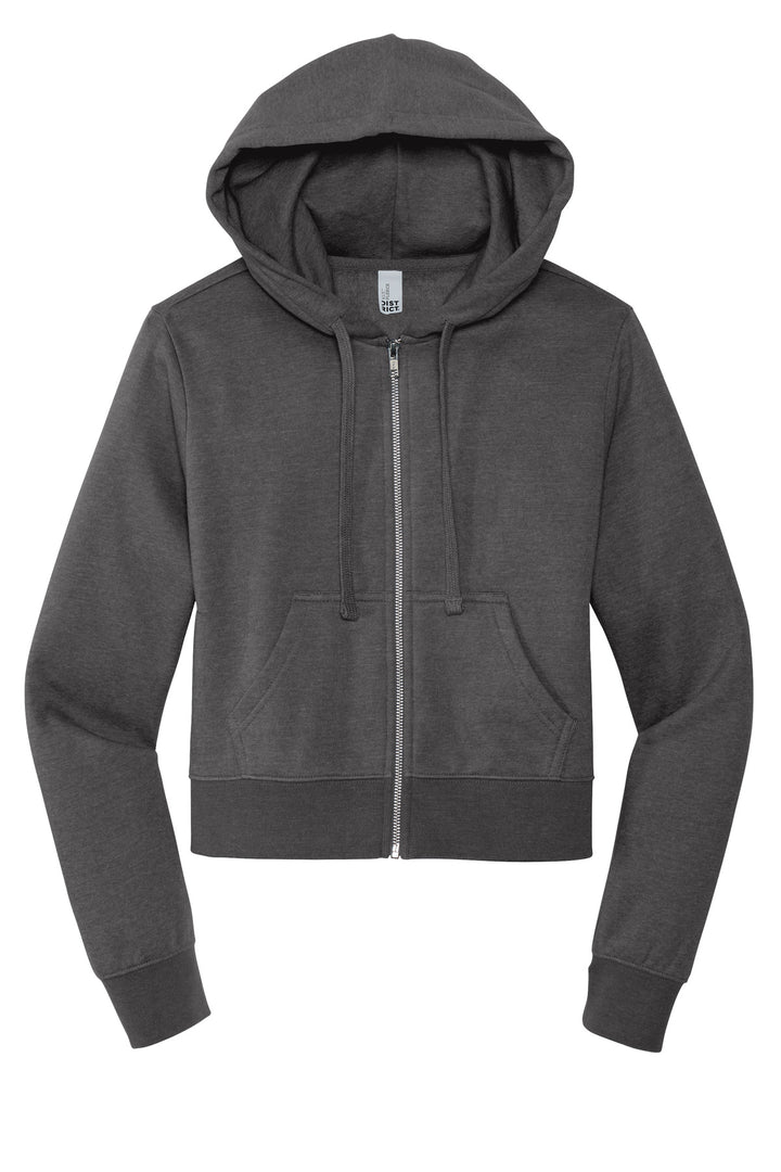 District Women's V.I.T. Fleece Full-Zip Hoodie DT6103 District