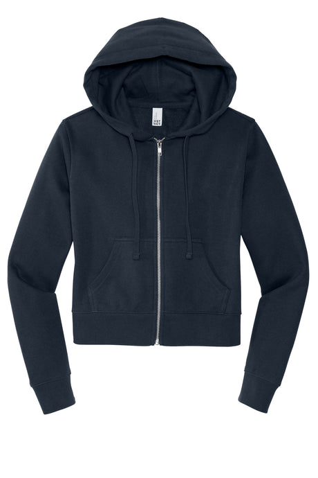 District Women's V.I.T. Fleece Full-Zip Hoodie DT6103 District