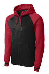 Sport-Tek Men's Sport-Wick Varsity Fleece Full-Zip Hooded Jacket