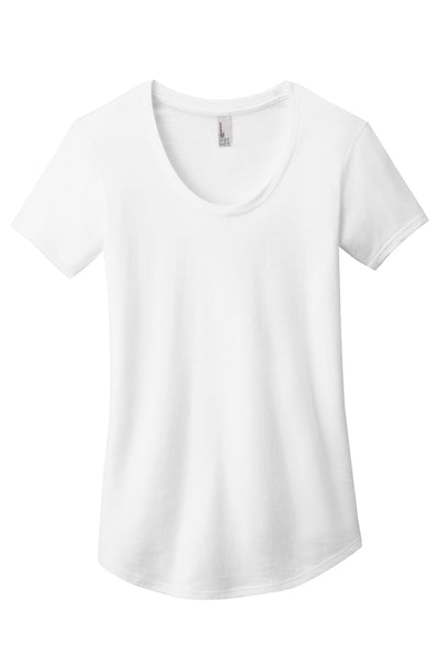District Women's Fitted Very Important Tee Scoop Neck. DT6401