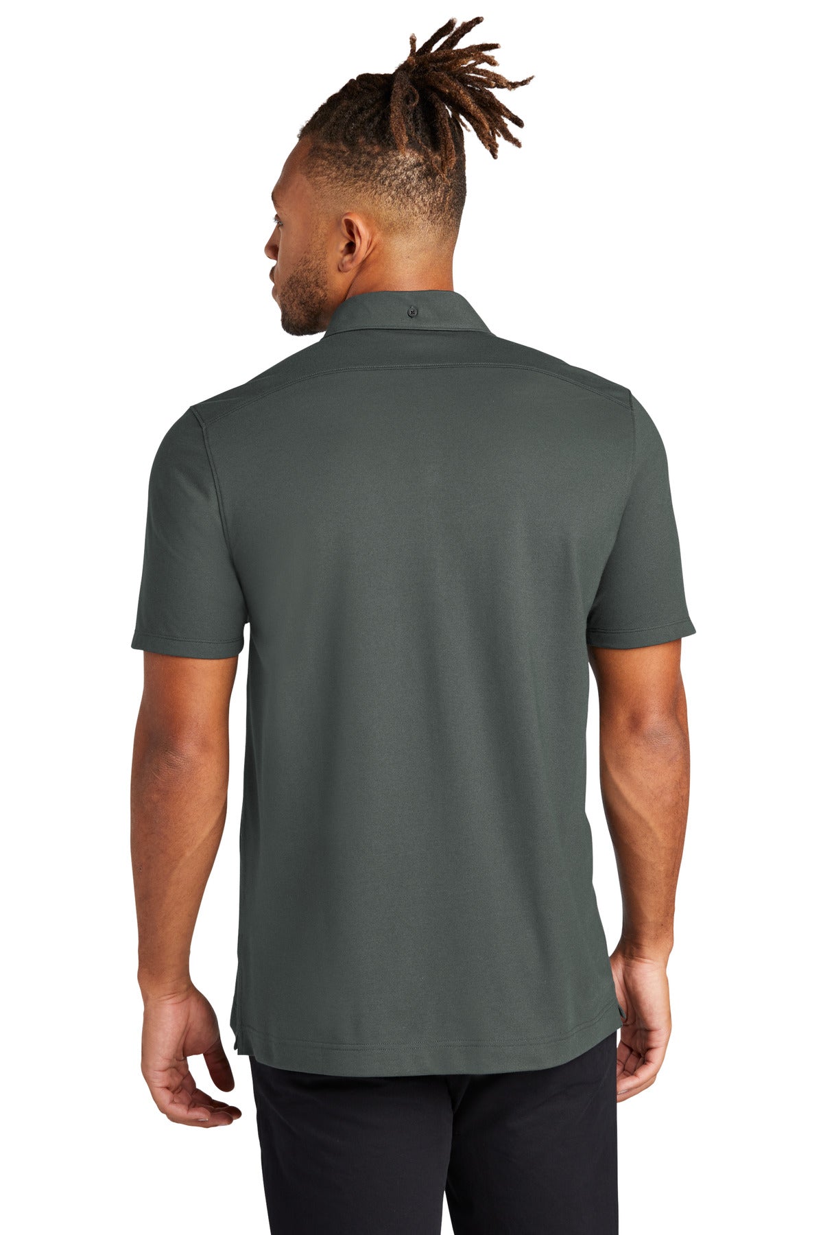 MERCER+METTLE Stretch Pique Full-Button Polo MM1006 Mercer+Mettle