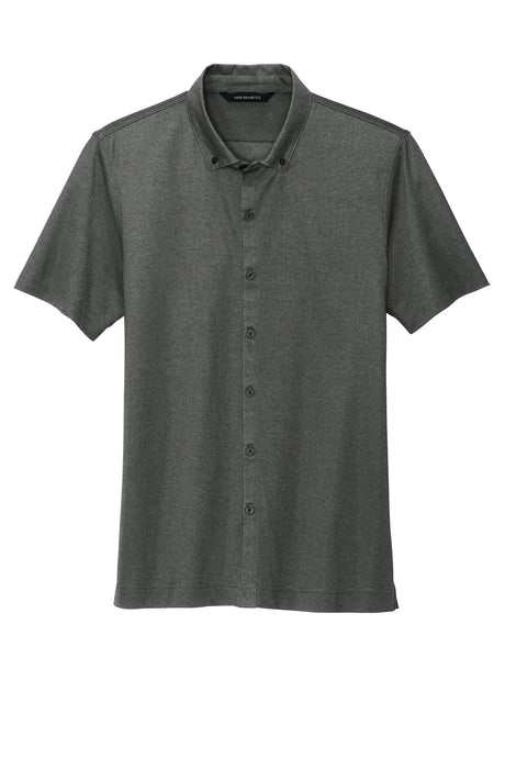 MERCER+METTLE Stretch Pique Full-Button Polo MM1006 Mercer+Mettle