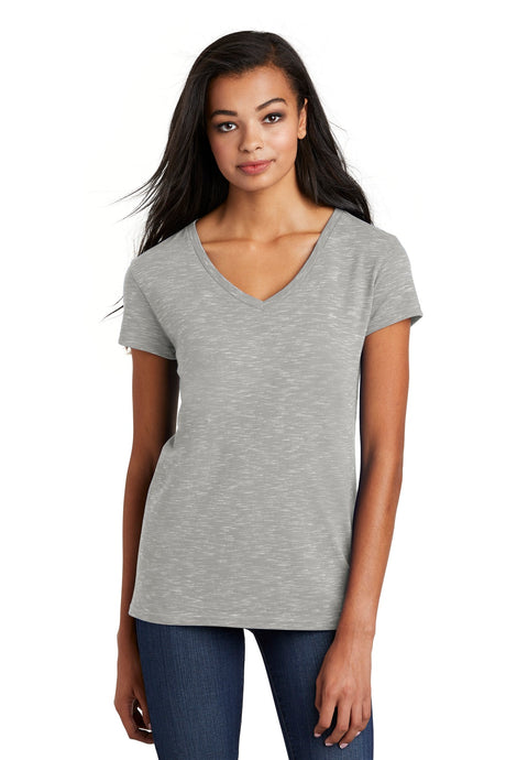 District Women's Medal V-Neck Tee. DT664 District