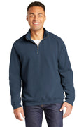 Comfort Colors Men's Garment-Dyed Quarter Zip Sweatshirt Comfort Colors