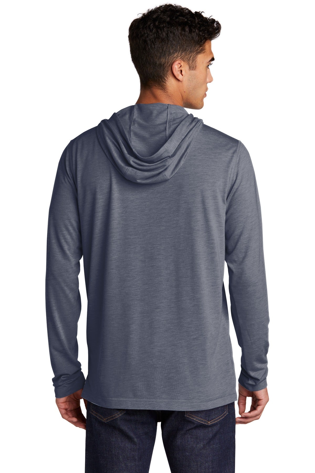 Sport-Tek Men's PosiCharge Tri-Blend Wicking Long Sleeve Hoodie