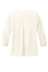 MERCER+METTLE Women's Stretch Crepe 3/4-Sleeve Blouse MM2011 Mercer+Mettle