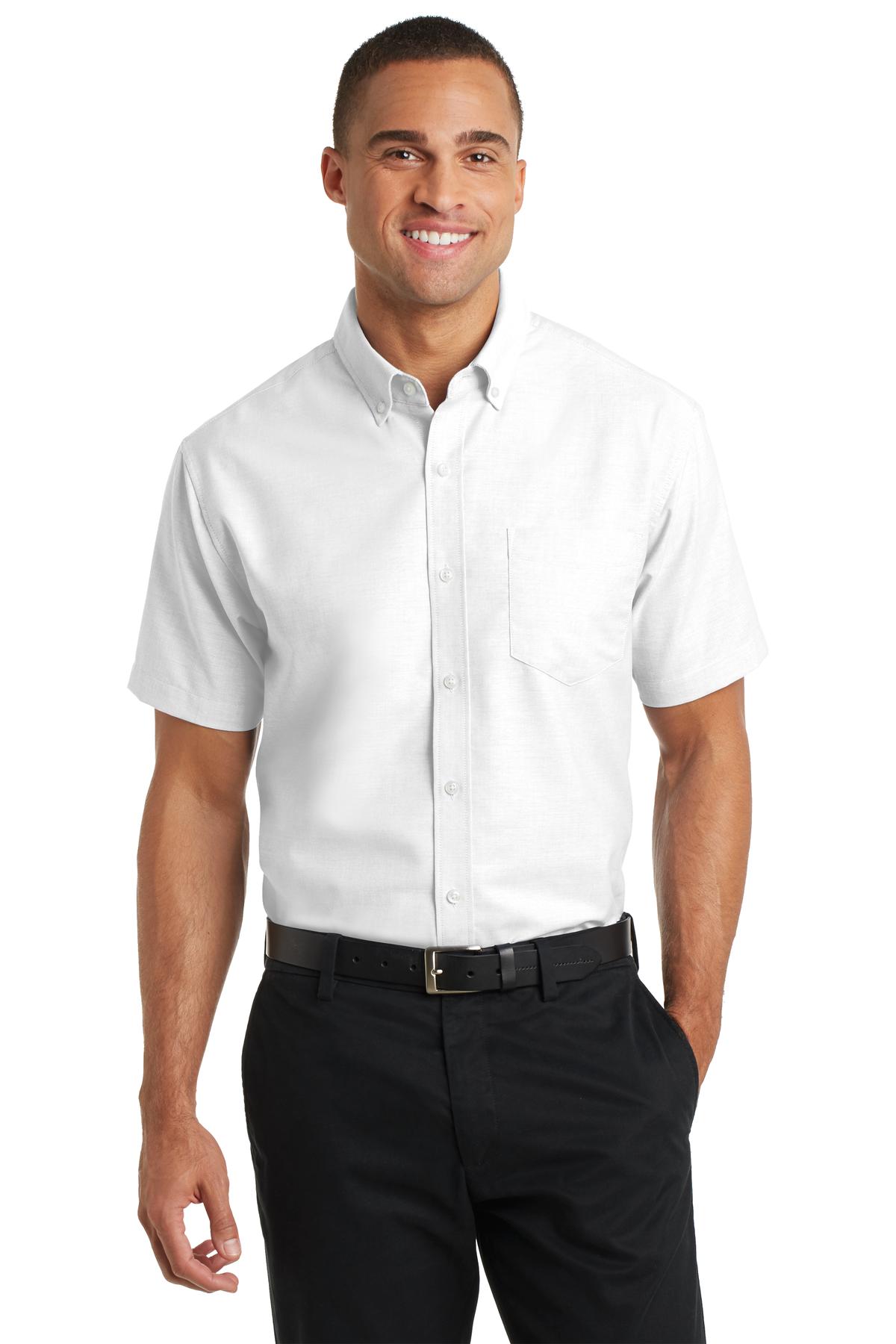 Port Authority Men's Short Sleeve SuperPro Oxford Shirt. S659