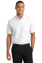 Port Authority Men's Short Sleeve SuperPro Oxford Shirt. S659