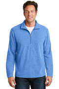 Port Authority Men's Heather Microfleece 1/2-Zip Pullover. F234