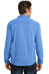 Port Authority Men's Heather Microfleece 1/2-Zip Pullover. F234