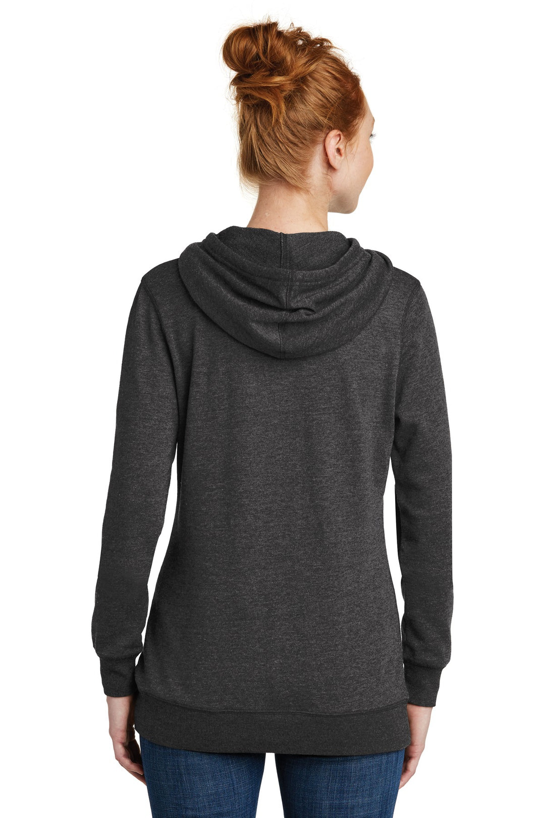 District Women's Lightweight Fleece Hoodie. DM493 District
