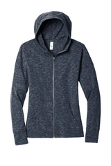 District Women's Medal Full-Zip Hoodie. DT665 District