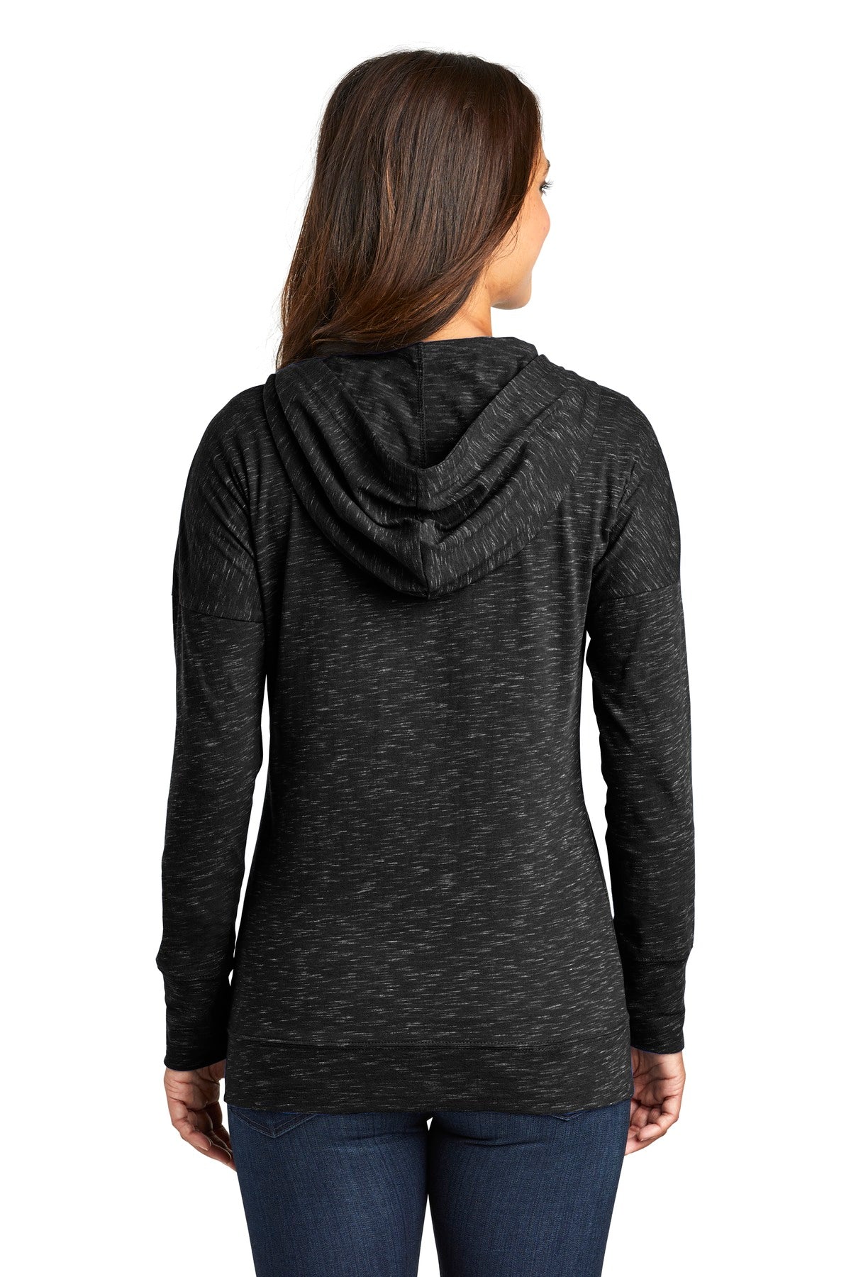 District Women's Medal Full-Zip Hoodie. DT665 District