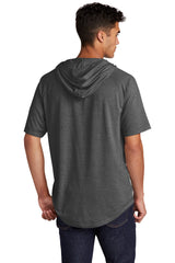 Sport-Tek Men's PosiCharge Tri-Blend Wicking Short Sleeve Hoodie