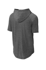 Sport-Tek Men's PosiCharge Tri-Blend Wicking Short Sleeve Hoodie