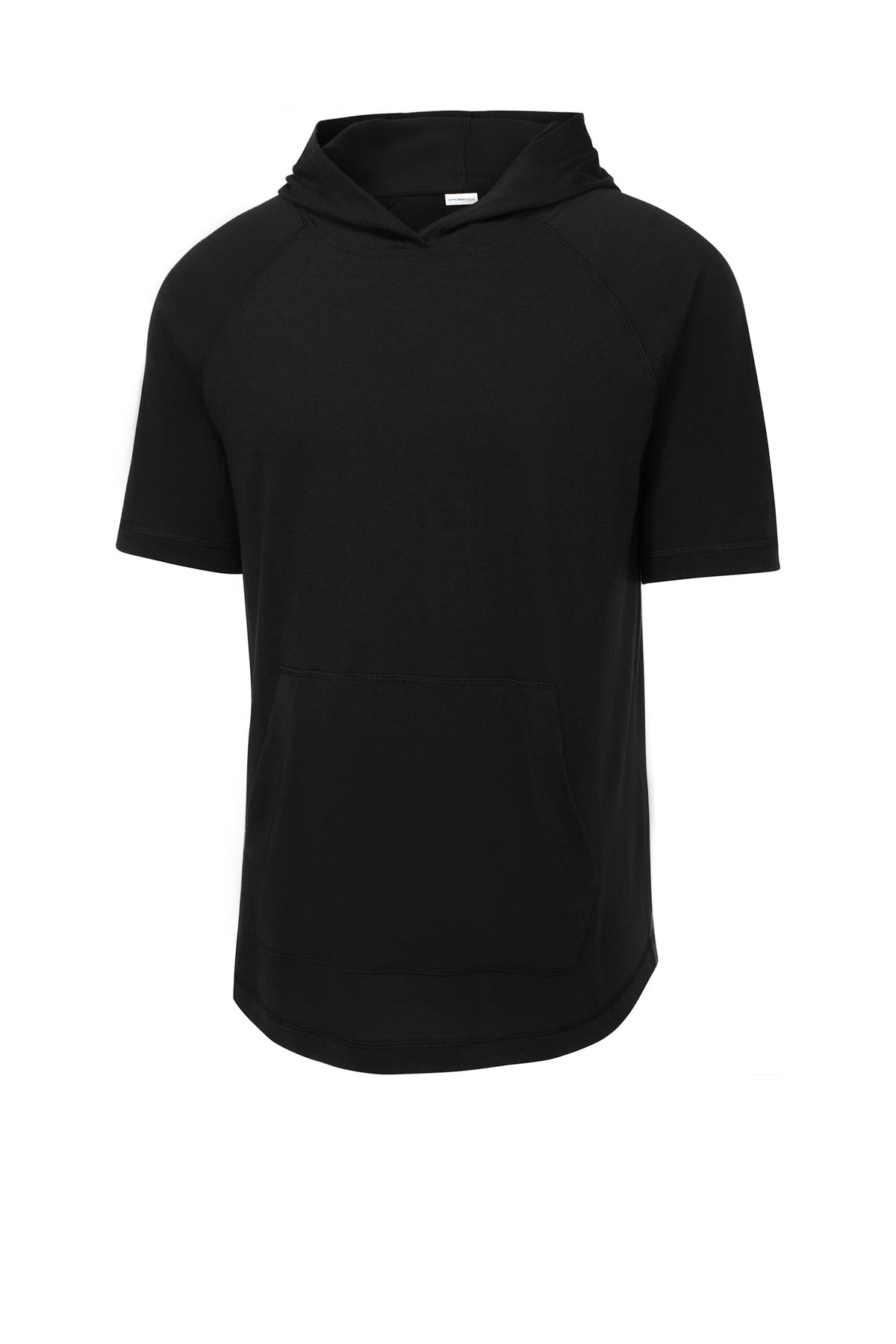 Sport-Tek Men's PosiCharge Tri-Blend Wicking Short Sleeve Hoodie