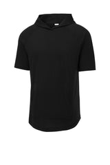 Sport-Tek Men's PosiCharge Tri-Blend Wicking Short Sleeve Hoodie