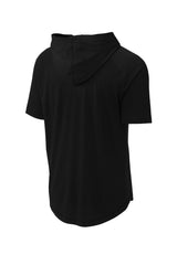 Sport-Tek Men's PosiCharge Tri-Blend Wicking Short Sleeve Hoodie