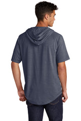 Sport-Tek Men's PosiCharge Tri-Blend Wicking Short Sleeve Hoodie