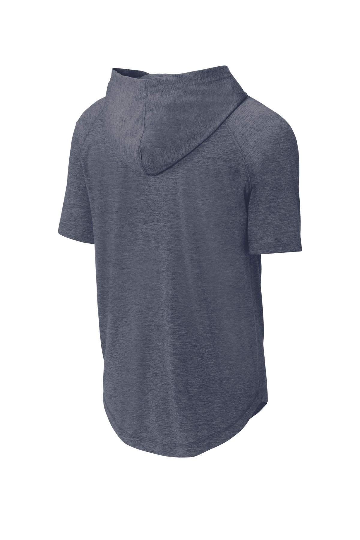 Sport-Tek Men's PosiCharge Tri-Blend Wicking Short Sleeve Hoodie