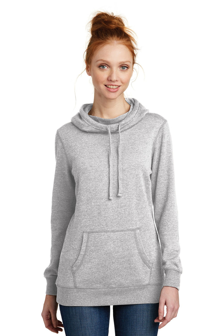 District Women's Lightweight Fleece Hoodie. DM493 District