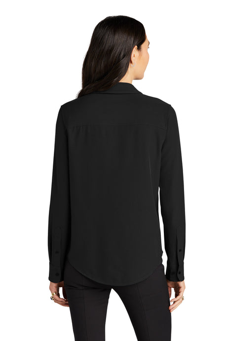MERCER+METTLE Women's Stretch Crepe Long Sleeve Camp MM2013 Mercer+Mettle