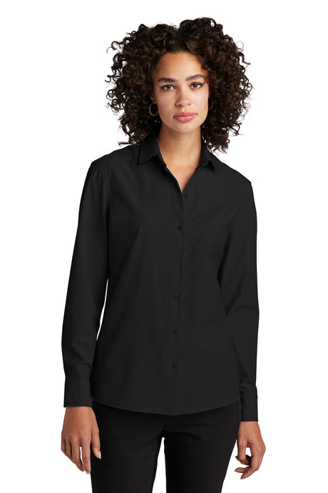 MERCER+METTLE Women's Long Sleeve Stretch Woven Shirt MM2001 MERCER+METTLE