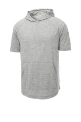 Sport-Tek Men's PosiCharge Tri-Blend Wicking Short Sleeve Hoodie