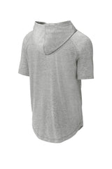 Sport-Tek Men's PosiCharge Tri-Blend Wicking Short Sleeve Hoodie