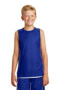 Sport-Tek Youth PosiCharge Mesh Reversible Sleeveless Tee YT555