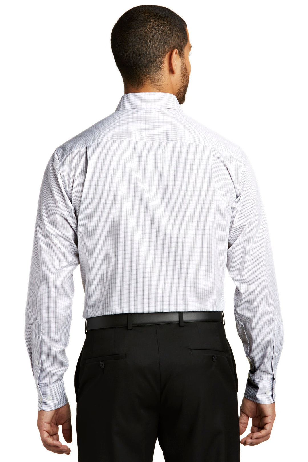 Port Authority Men's Micro Tattersall Easy Care Shirt. W643
