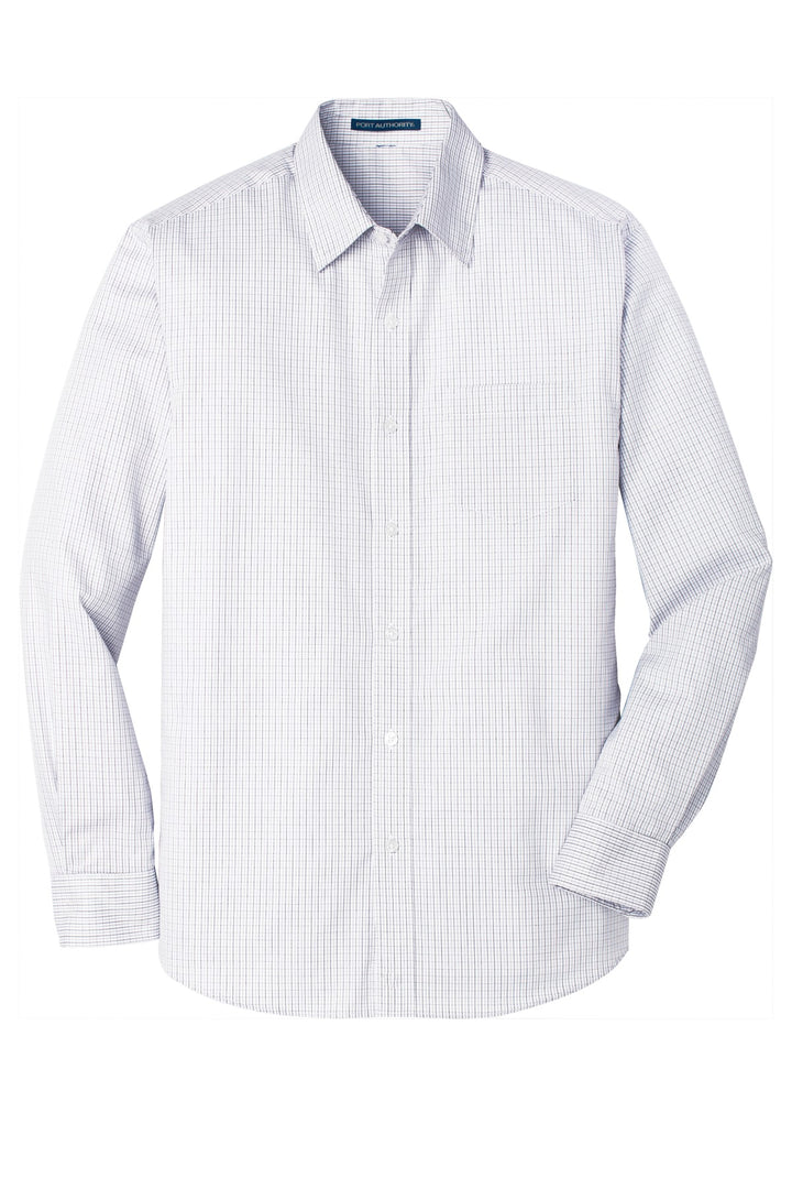 Port Authority Men's Micro Tattersall Easy Care Shirt. W643