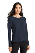 MERCER+METTLE Women's Stretch Drop Shoulder Pullover MM3013 Mercer+Mettle