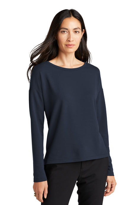 MERCER+METTLE Women's Stretch Drop Shoulder Pullover MM3013 Mercer+Mettle