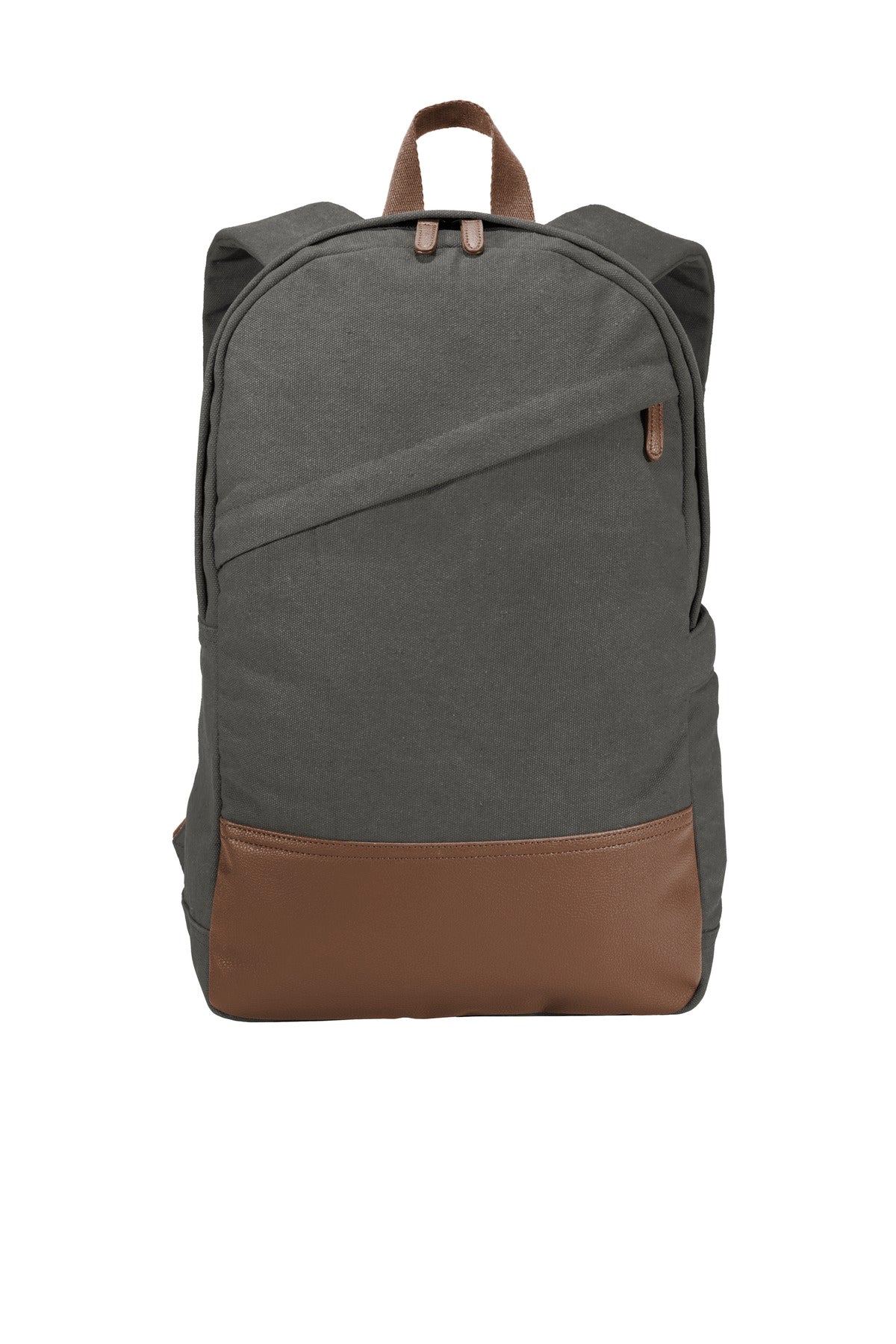 Port Authority  Cotton Canvas Backpack. BG210