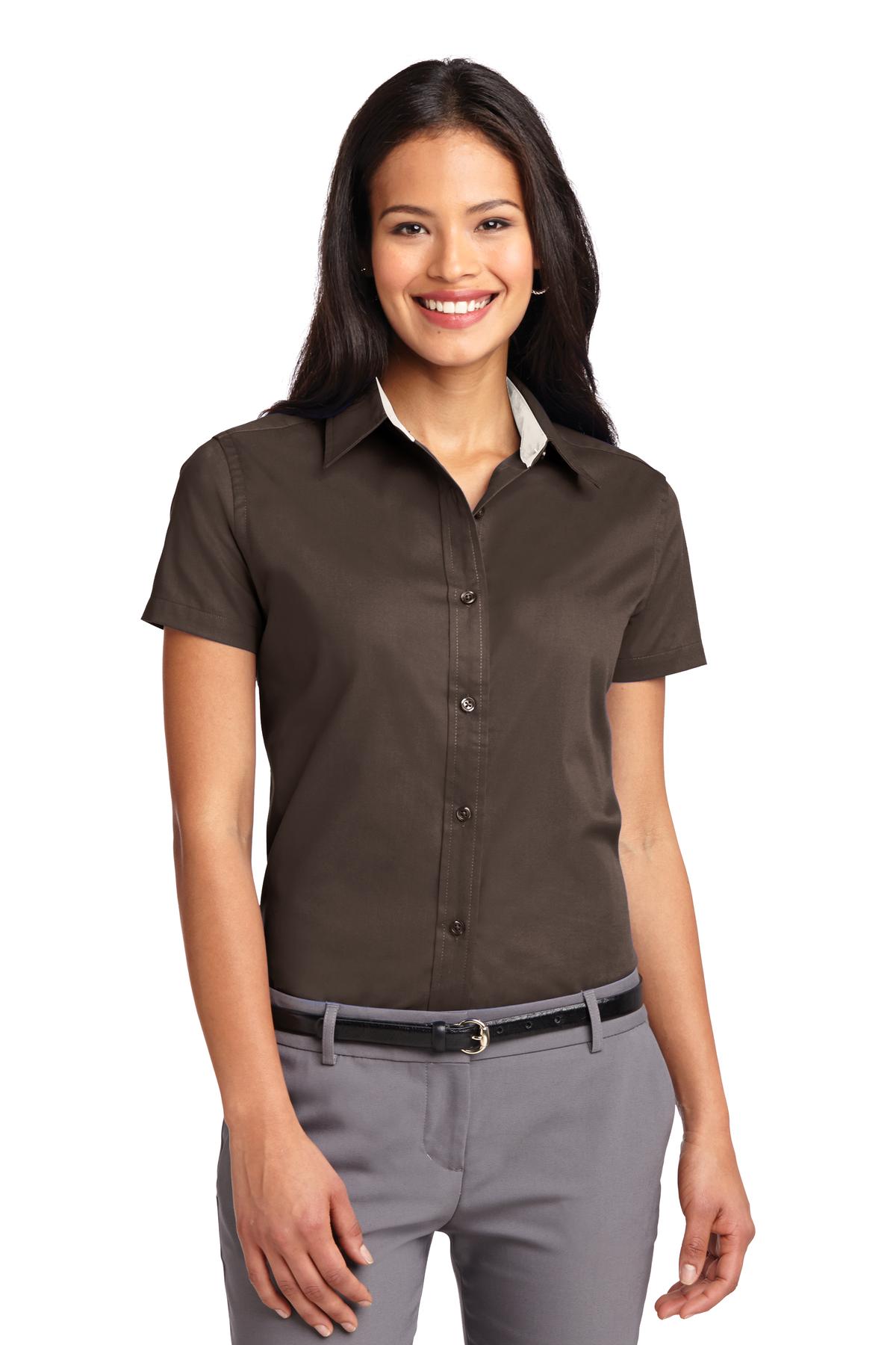 Port Authority Ladies Short Sleeve Easy Care  Shirt.  L508 3 of 3