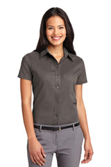 Port Authority Ladies Short Sleeve Easy Care  Shirt.  L508 3 of 3