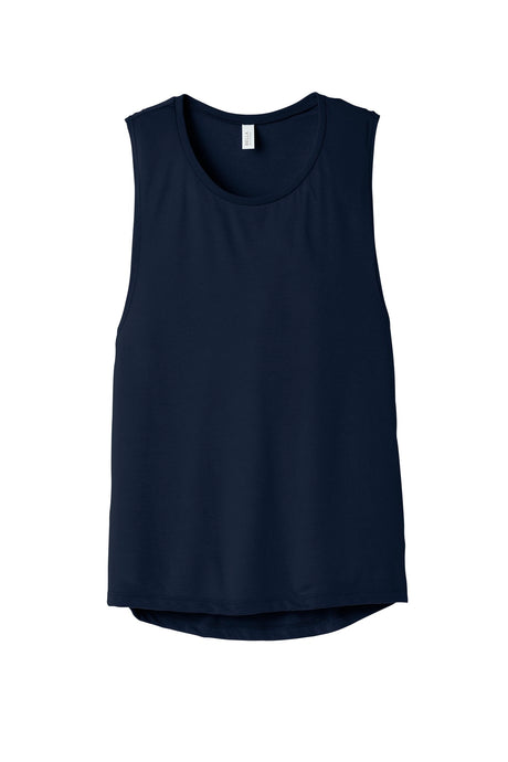 BELLA+CANVAS Women's Flowy Scoop Muscle Tank. BC8803 2 of 2 Bella + Canvas