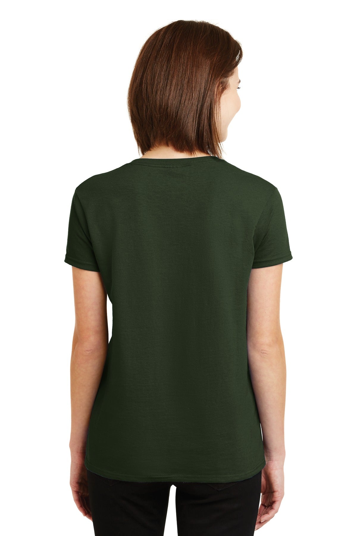 Gildan Ladies Ultra Cotton 100% Cotton T-Shirt. 2000L 2 of 2 Gildan