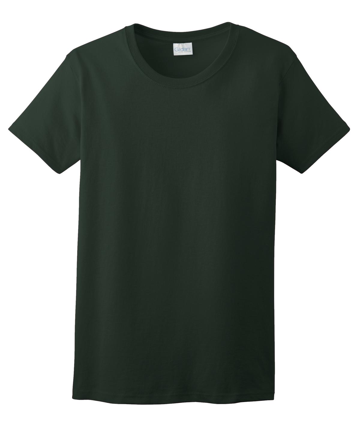 Gildan Ladies Ultra Cotton 100% Cotton T-Shirt. 2000L 2 of 2 Gildan