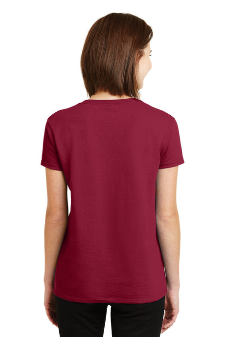 Gildan Ladies Ultra Cotton 100% Cotton T-Shirt. 2000L 2 of 2 Gildan