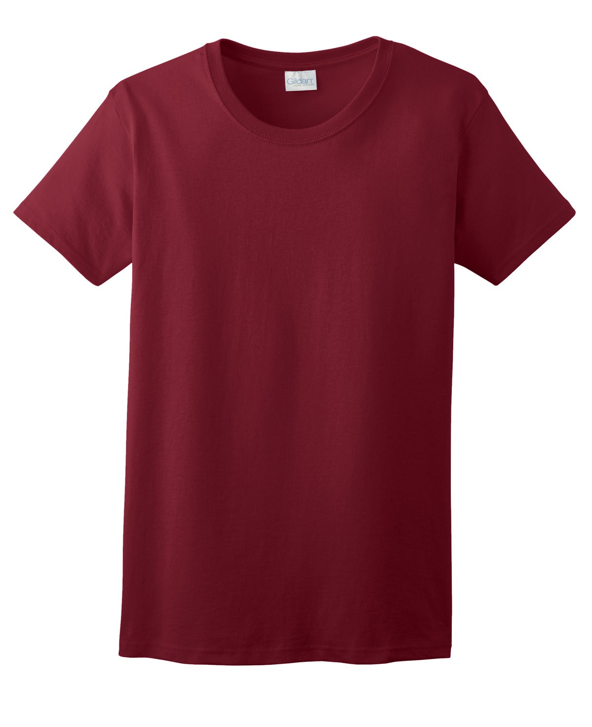 Gildan Ladies Ultra Cotton 100% Cotton T-Shirt. 2000L 2 of 2 Gildan